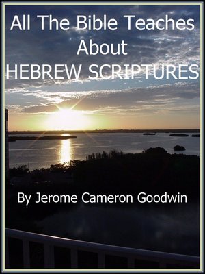 cover image of HEBREW SCRIPTURES